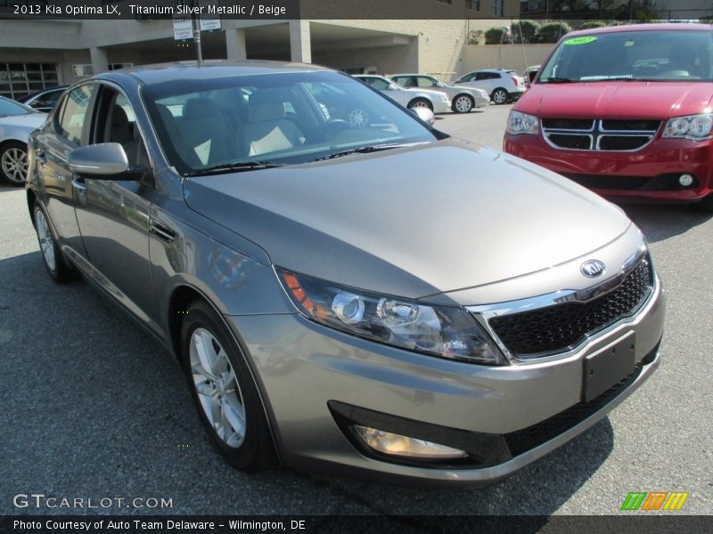 Titanium Silver Metallic / Beige 2013 Kia Optima LX