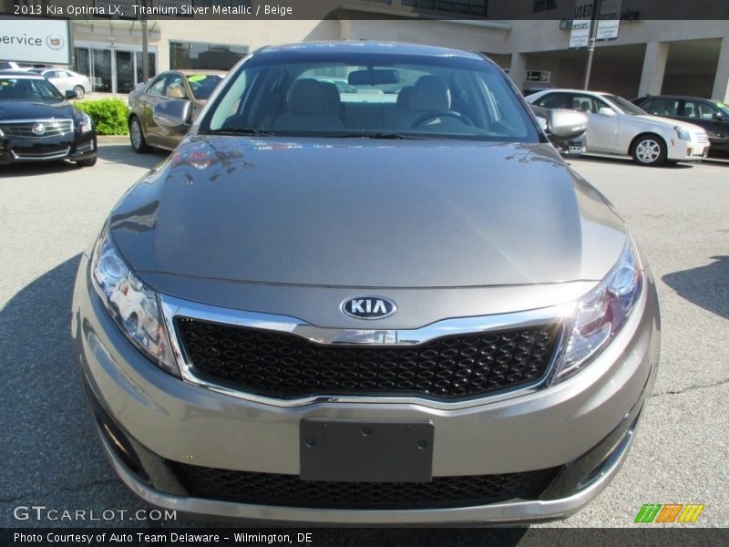 Titanium Silver Metallic / Beige 2013 Kia Optima LX