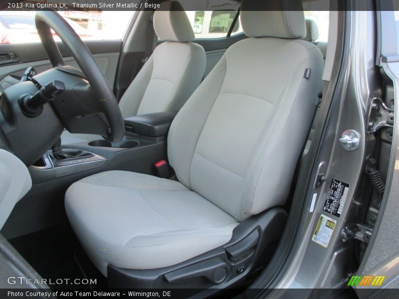 Titanium Silver Metallic / Beige 2013 Kia Optima LX