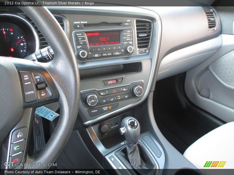 Titanium Silver Metallic / Beige 2013 Kia Optima LX