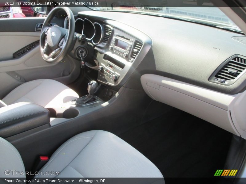 Titanium Silver Metallic / Beige 2013 Kia Optima LX