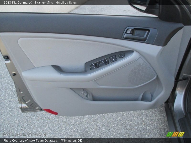 Titanium Silver Metallic / Beige 2013 Kia Optima LX