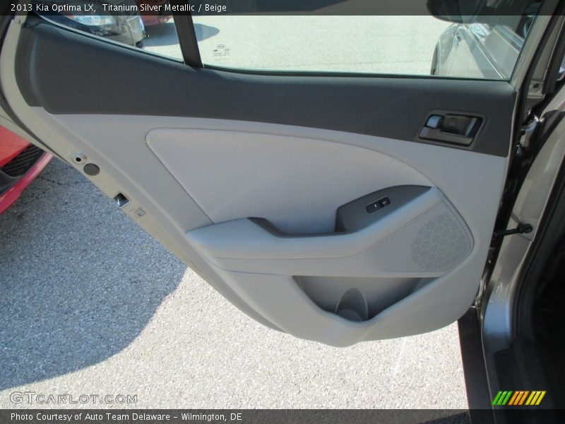 Titanium Silver Metallic / Beige 2013 Kia Optima LX