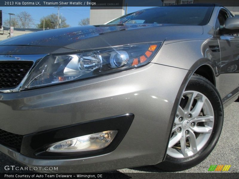 Titanium Silver Metallic / Beige 2013 Kia Optima LX