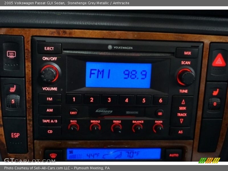 Stonehenge Grey Metallic / Anthracite 2005 Volkswagen Passat GLX Sedan