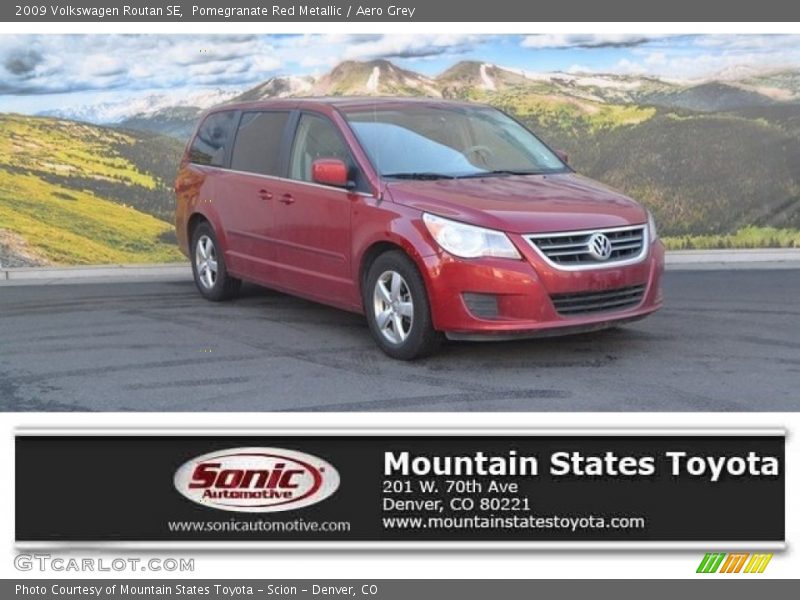 Pomegranate Red Metallic / Aero Grey 2009 Volkswagen Routan SE