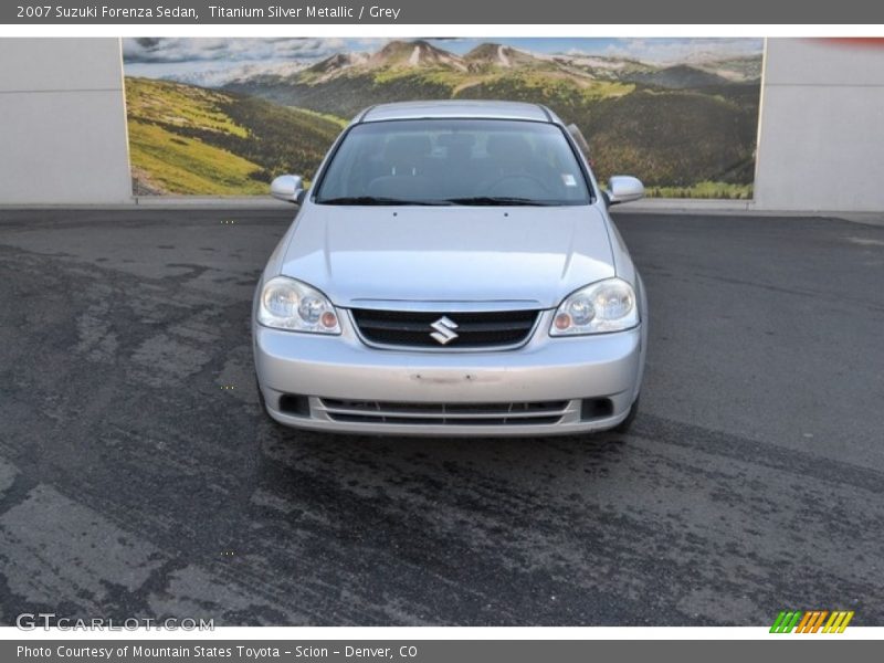Titanium Silver Metallic / Grey 2007 Suzuki Forenza Sedan