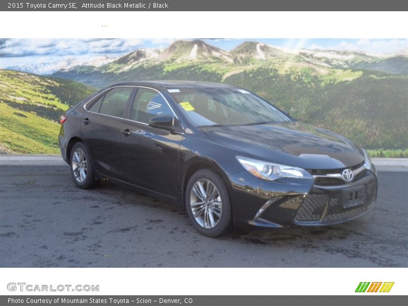 Attitude Black Metallic / Black 2015 Toyota Camry SE