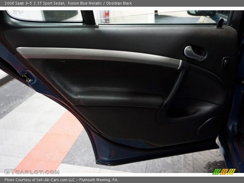 Fusion Blue Metallic / Obsidian Black 2006 Saab 9-5 2.3T Sport Sedan