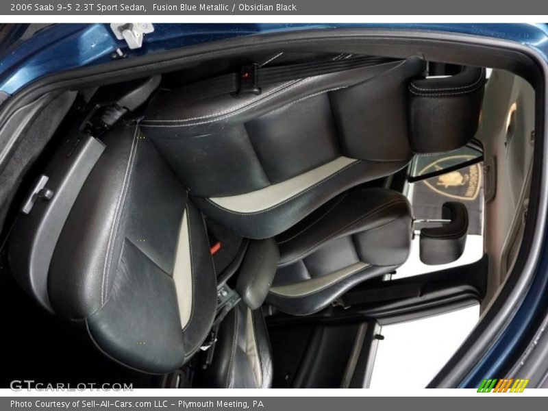 Fusion Blue Metallic / Obsidian Black 2006 Saab 9-5 2.3T Sport Sedan