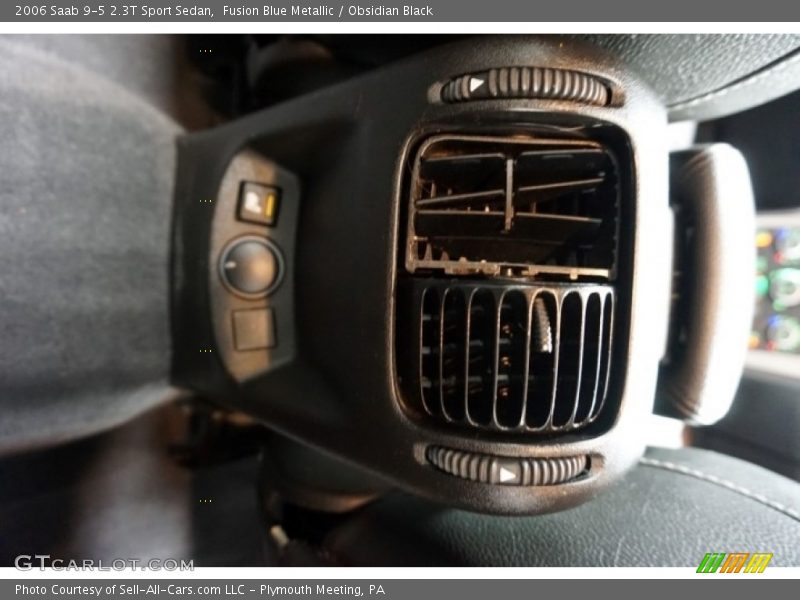 Fusion Blue Metallic / Obsidian Black 2006 Saab 9-5 2.3T Sport Sedan