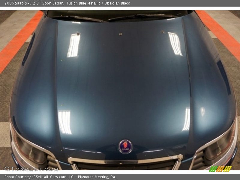 Fusion Blue Metallic / Obsidian Black 2006 Saab 9-5 2.3T Sport Sedan