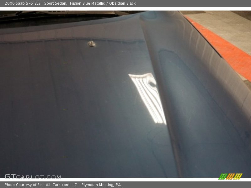 Fusion Blue Metallic / Obsidian Black 2006 Saab 9-5 2.3T Sport Sedan