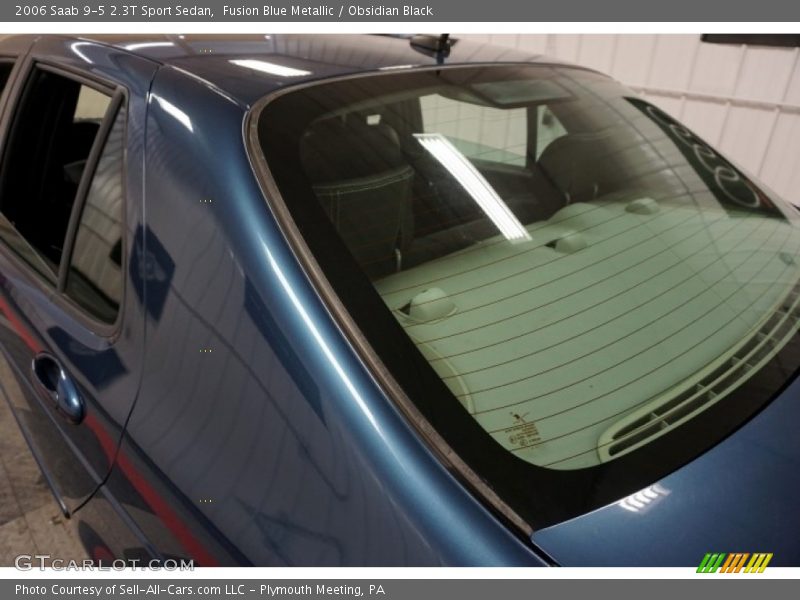 Fusion Blue Metallic / Obsidian Black 2006 Saab 9-5 2.3T Sport Sedan