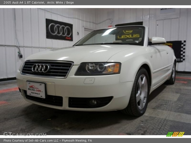 Arctic White / Beige 2005 Audi A4 1.8T Cabriolet