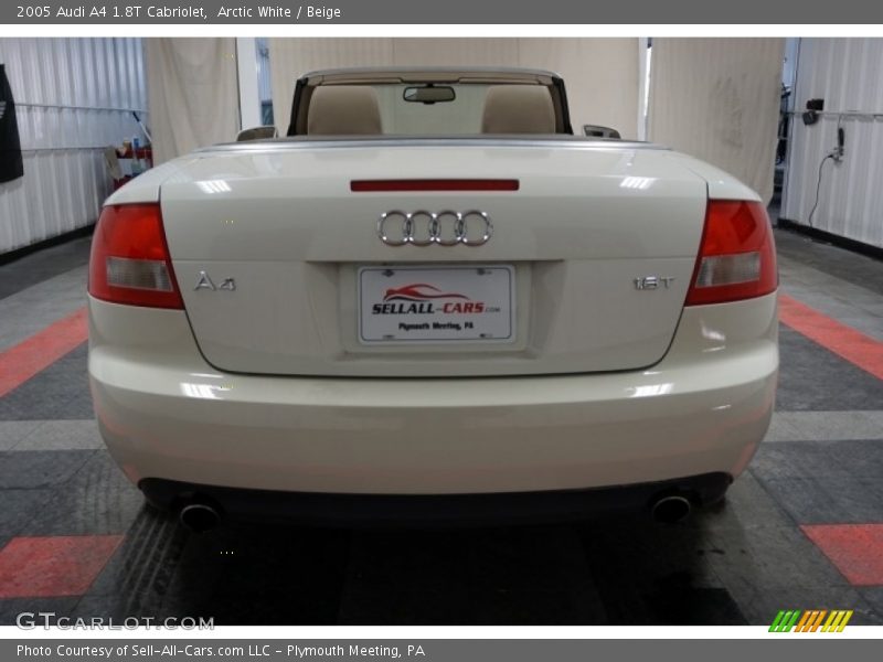 Arctic White / Beige 2005 Audi A4 1.8T Cabriolet