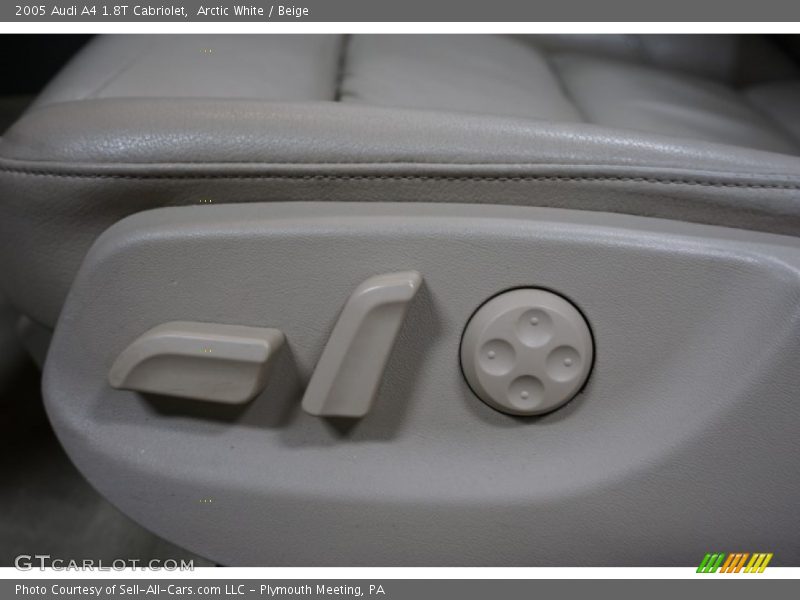 Arctic White / Beige 2005 Audi A4 1.8T Cabriolet