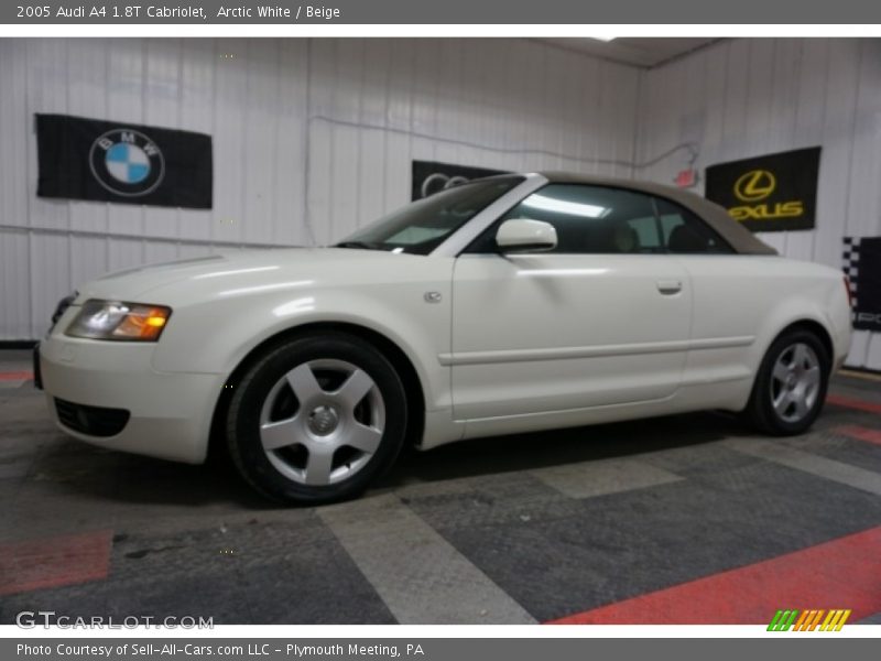 Arctic White / Beige 2005 Audi A4 1.8T Cabriolet