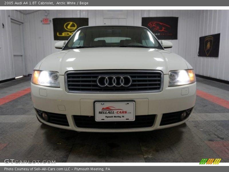 Arctic White / Beige 2005 Audi A4 1.8T Cabriolet