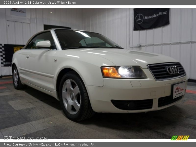 Arctic White / Beige 2005 Audi A4 1.8T Cabriolet