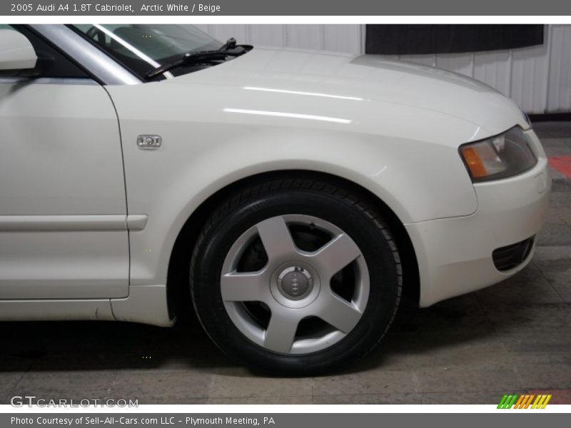 Arctic White / Beige 2005 Audi A4 1.8T Cabriolet