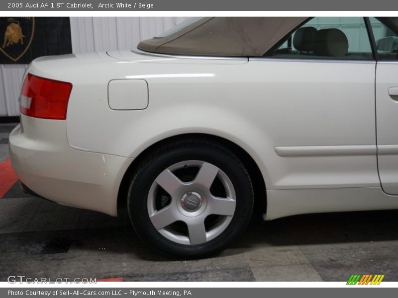 Arctic White / Beige 2005 Audi A4 1.8T Cabriolet