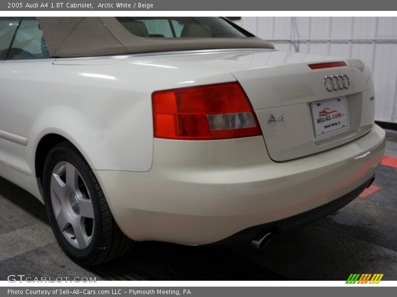 Arctic White / Beige 2005 Audi A4 1.8T Cabriolet
