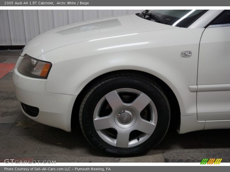 Arctic White / Beige 2005 Audi A4 1.8T Cabriolet