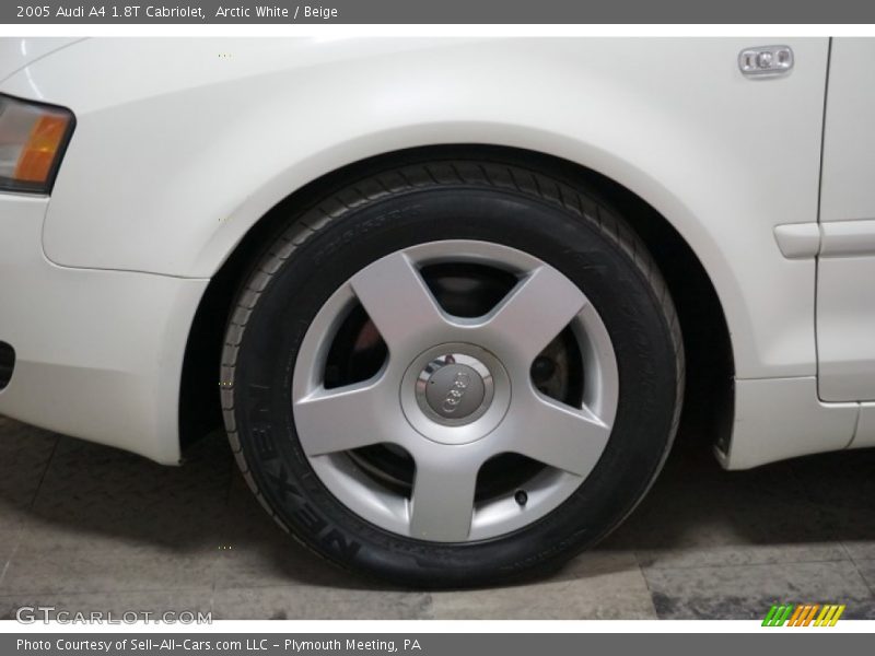 Arctic White / Beige 2005 Audi A4 1.8T Cabriolet