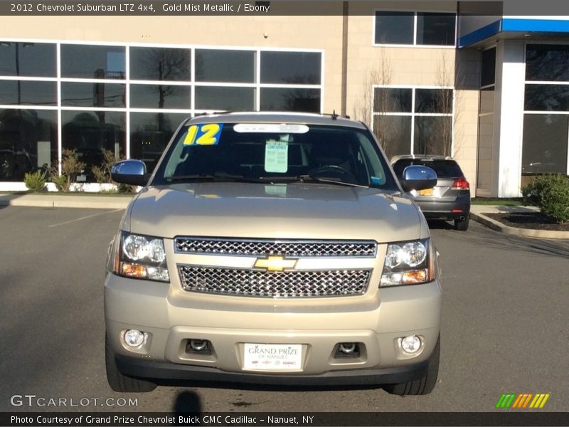 Gold Mist Metallic / Ebony 2012 Chevrolet Suburban LTZ 4x4