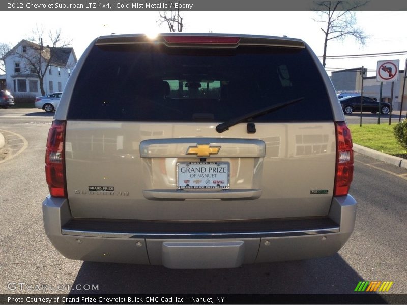 Gold Mist Metallic / Ebony 2012 Chevrolet Suburban LTZ 4x4