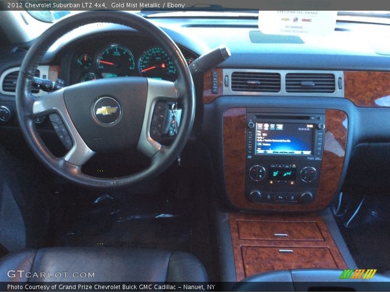 Gold Mist Metallic / Ebony 2012 Chevrolet Suburban LTZ 4x4