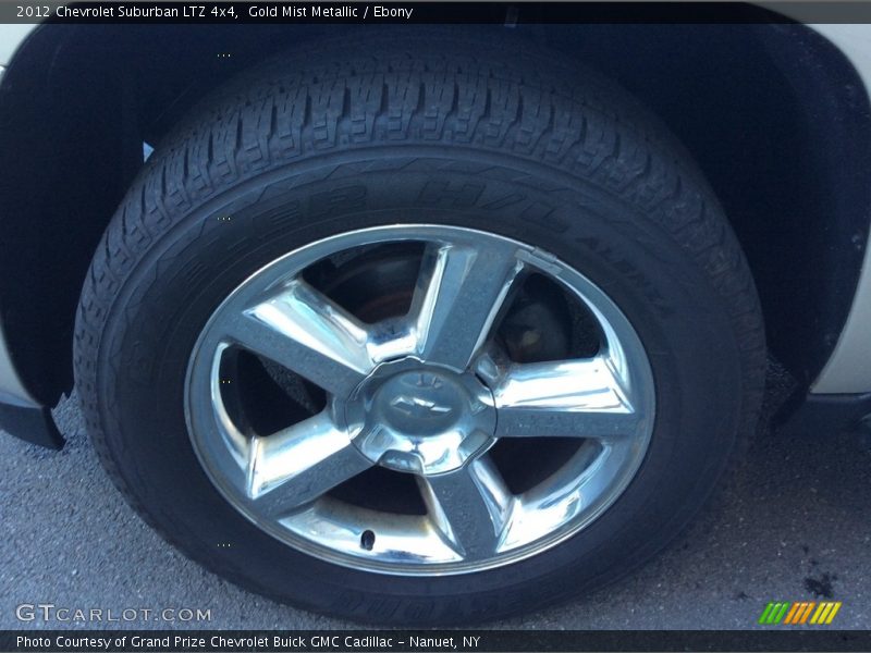 Gold Mist Metallic / Ebony 2012 Chevrolet Suburban LTZ 4x4