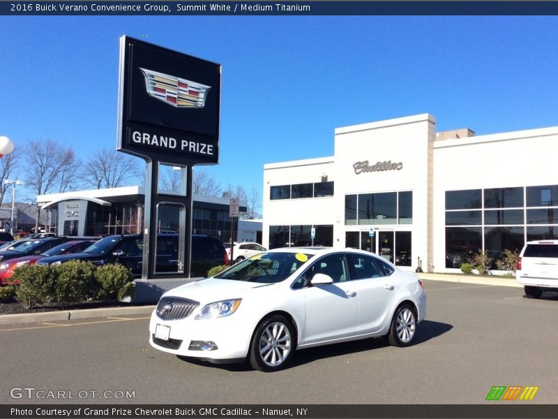 Summit White / Medium Titanium 2016 Buick Verano Convenience Group