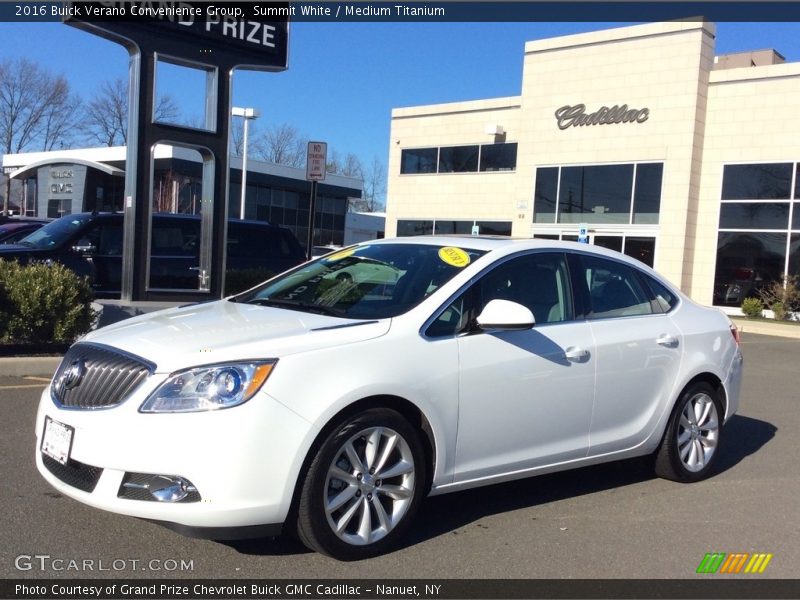 Summit White / Medium Titanium 2016 Buick Verano Convenience Group