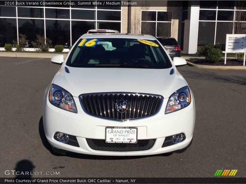Summit White / Medium Titanium 2016 Buick Verano Convenience Group