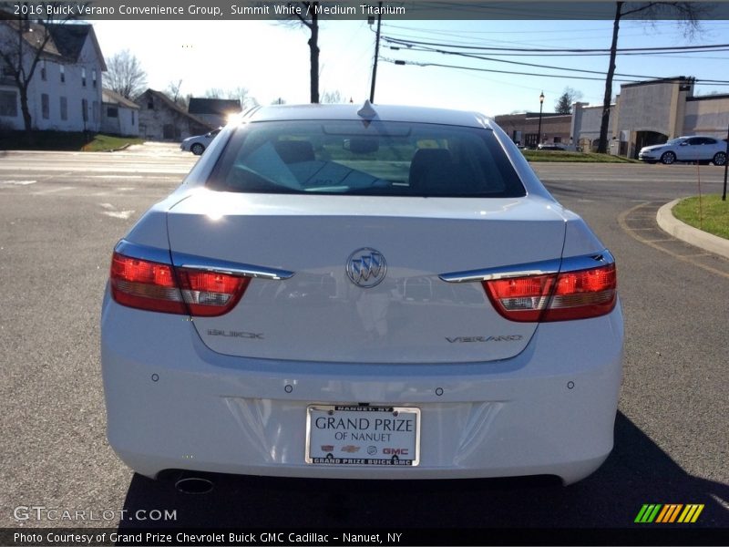 Summit White / Medium Titanium 2016 Buick Verano Convenience Group