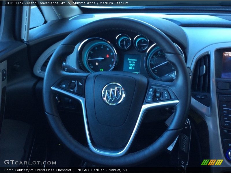 Summit White / Medium Titanium 2016 Buick Verano Convenience Group