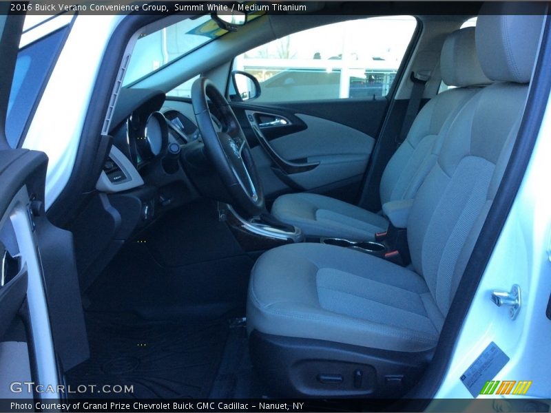 Summit White / Medium Titanium 2016 Buick Verano Convenience Group