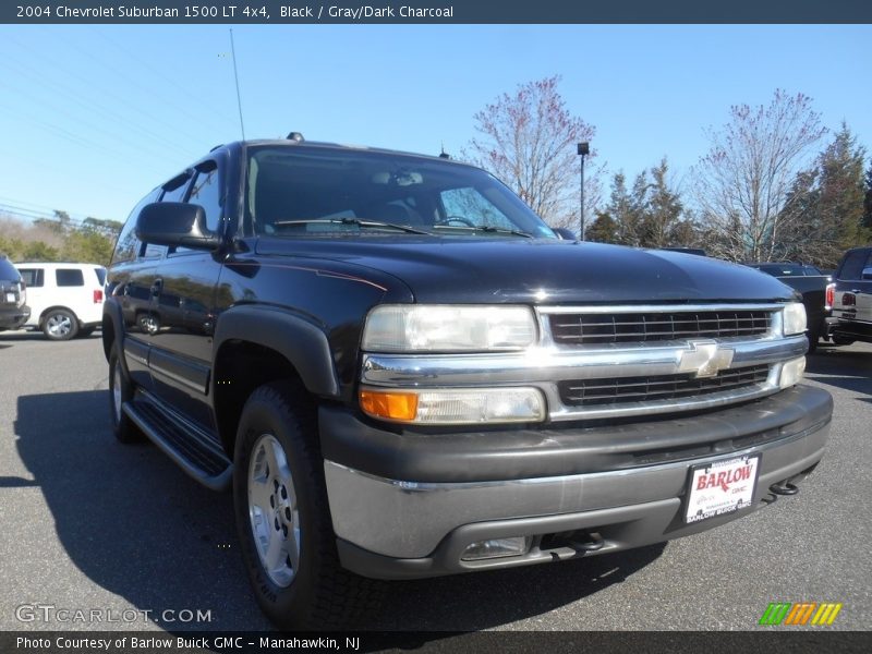 Black / Gray/Dark Charcoal 2004 Chevrolet Suburban 1500 LT 4x4
