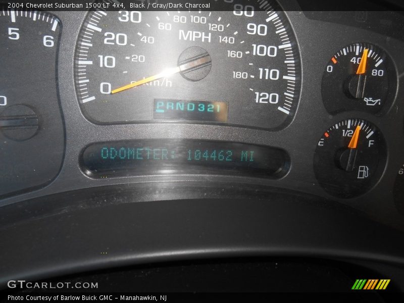 Black / Gray/Dark Charcoal 2004 Chevrolet Suburban 1500 LT 4x4