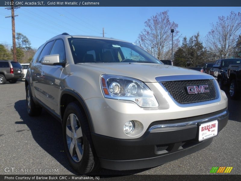 Gold Mist Metallic / Cashmere 2012 GMC Acadia SLT