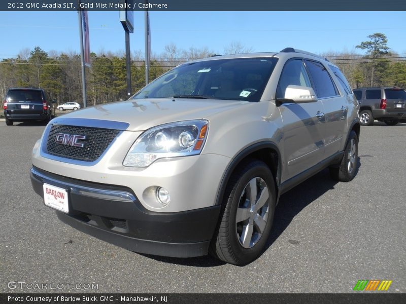 Gold Mist Metallic / Cashmere 2012 GMC Acadia SLT