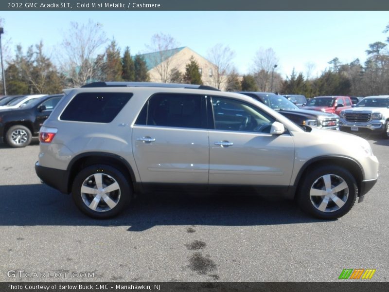 Gold Mist Metallic / Cashmere 2012 GMC Acadia SLT