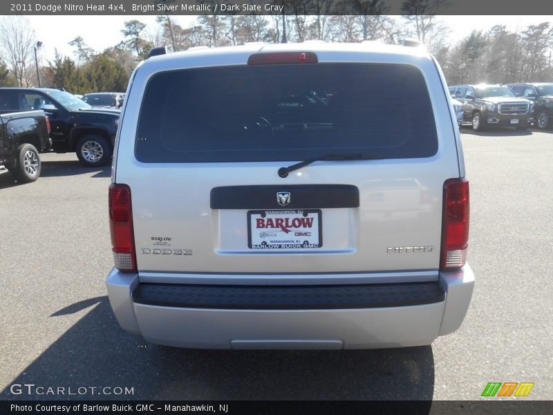 Bright Silver Metallic / Dark Slate Gray 2011 Dodge Nitro Heat 4x4