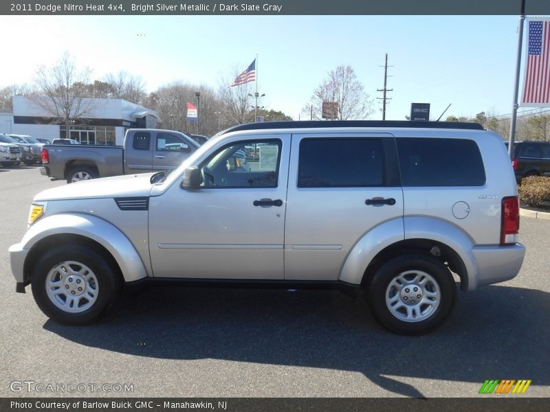 Bright Silver Metallic / Dark Slate Gray 2011 Dodge Nitro Heat 4x4