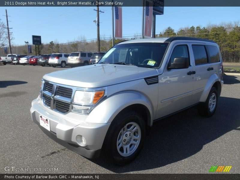 Bright Silver Metallic / Dark Slate Gray 2011 Dodge Nitro Heat 4x4