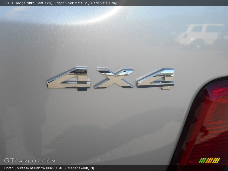 Bright Silver Metallic / Dark Slate Gray 2011 Dodge Nitro Heat 4x4