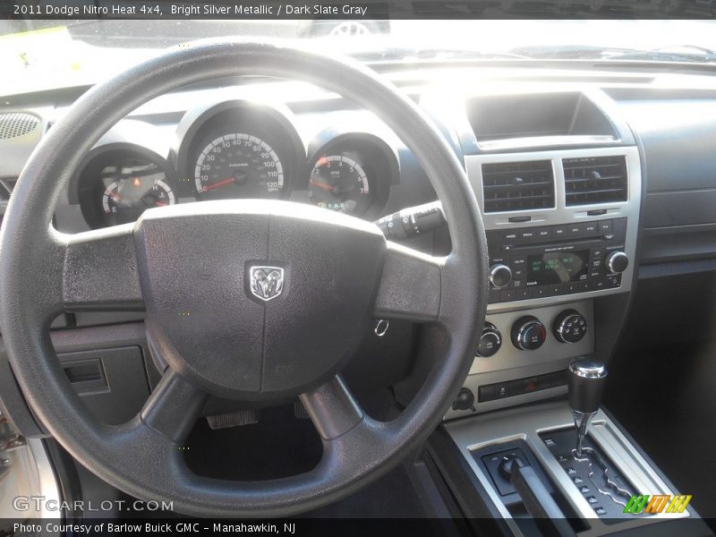 Bright Silver Metallic / Dark Slate Gray 2011 Dodge Nitro Heat 4x4