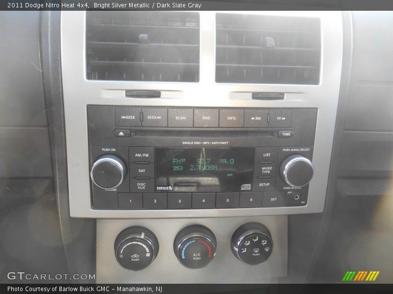 Bright Silver Metallic / Dark Slate Gray 2011 Dodge Nitro Heat 4x4